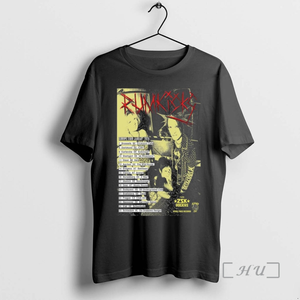 Trending Rumkicks Europe Tour January 2026 T-Shirts, Hoodie, Sweatshirt | PopFlextees.com