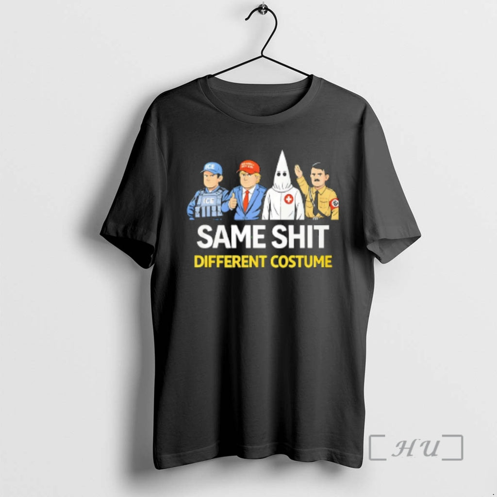 Trending Same Shit Different Costume Ice Trump Caricature T-Shirts, Hoodie, Sweatshirt | PopFlextees.com