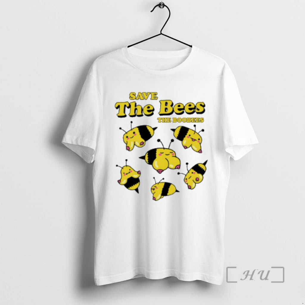 Trending Save The Bees The Boobees Cartoon T-Shirts, Hoodie, Sweatshirt | PopFlextees.com