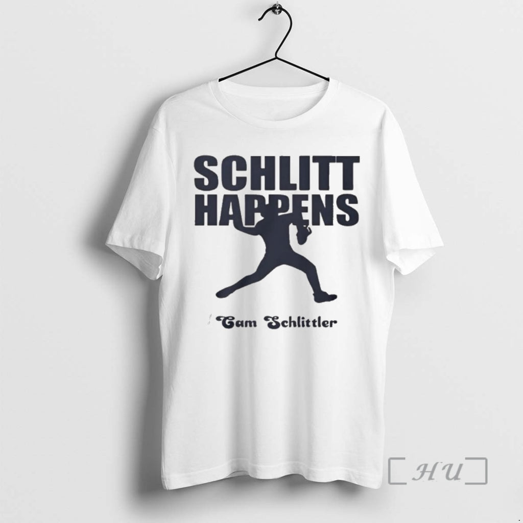 Trending Schlitt Happens Cam Schlittler T-Shirts, Hoodie, Sweatshirt | PopFlextees.com