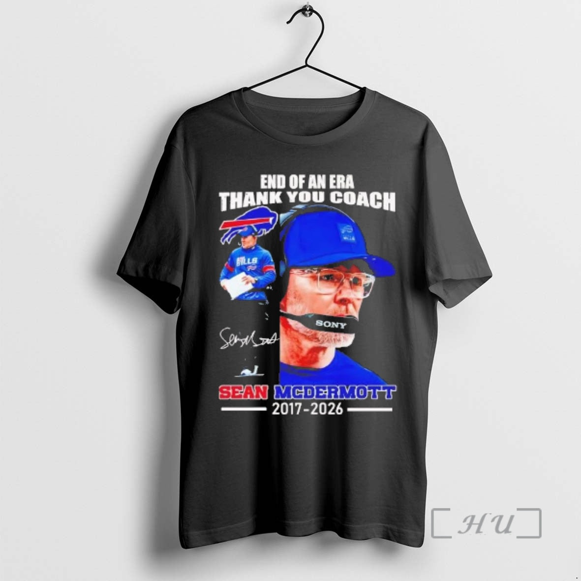 Trending Sean Mcdermott 2017 2026 End Of An Era Thank You Coach Premium T Shirts Hoodie, Sweatshirt | PopFlextees.com