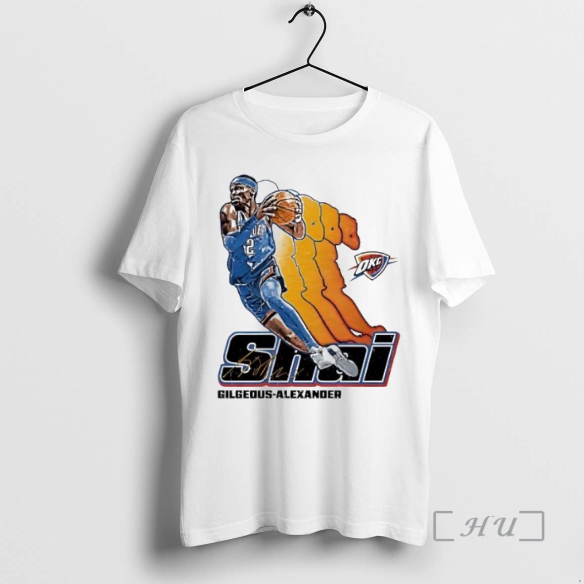 Trending Shai Gilgeous Alexander Oklahoma City Thunder Signature 2 Retro T-Shirts, Hoodie, Sweatshirt