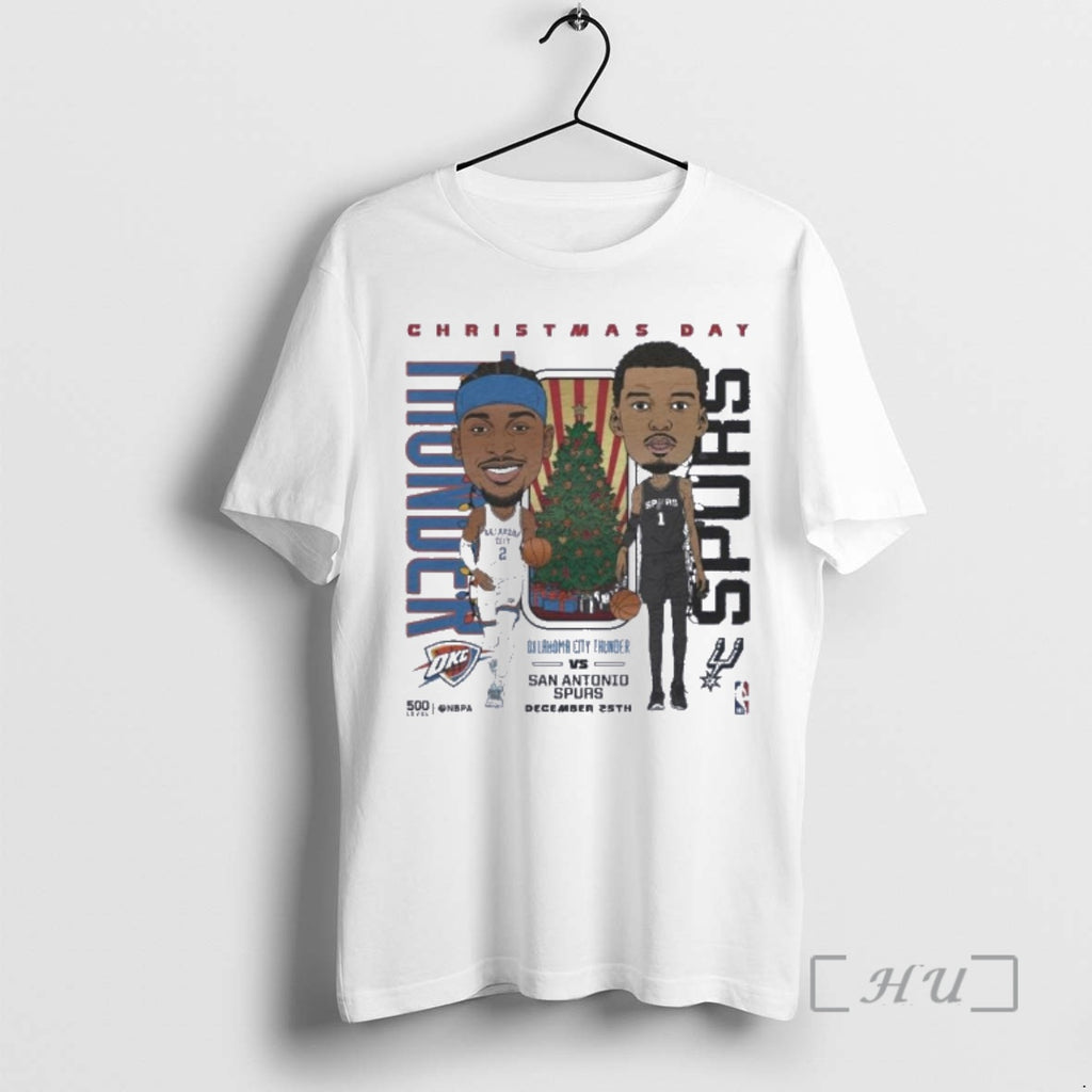 Trending Shai Gilgeous Alexander Vs Victor Wembanyama 2025 Nba Christmas Day Match Up Premium T-Shirts, Hoodie, Sweatshirt