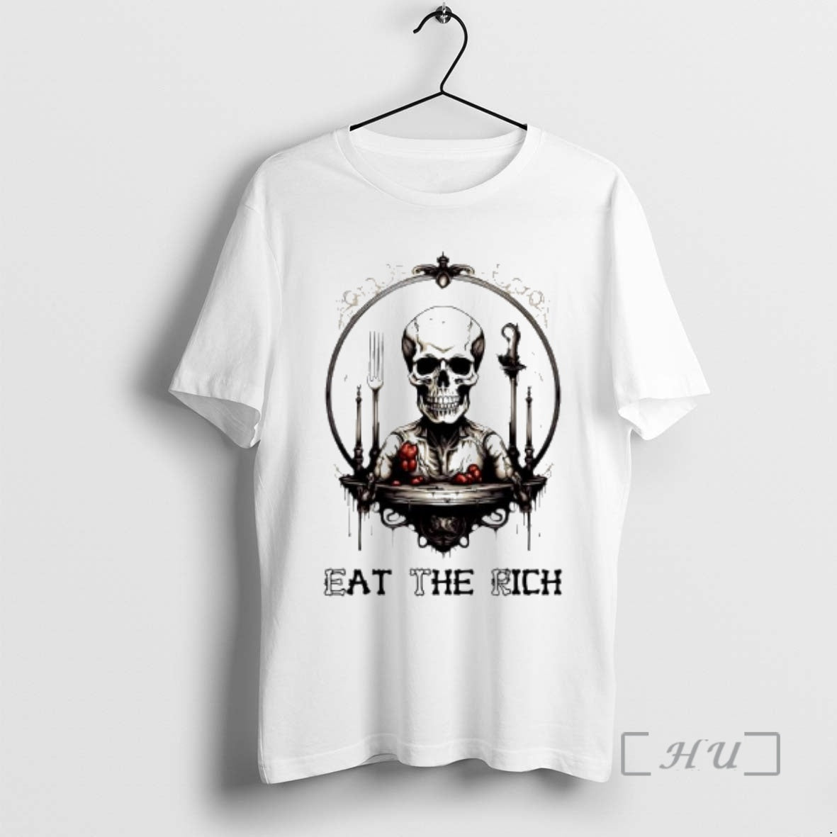 Trending Skeleton Eat The Rich Graphic T-Shirts, Hoodie, Sweatshirt | PopFlextees.com