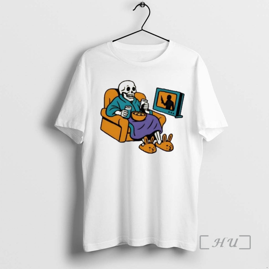 Trending Skeleton True Crime And Chill T-Shirts, Hoodie, Sweatshirt | PopFlextees.com