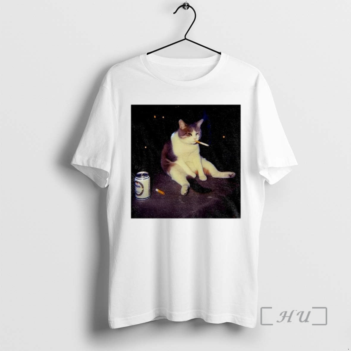 Trending Smoking Cat Meme Cigarette Vintage T-Shirts, Hoodie, Sweatshirt | PopFlextees.com