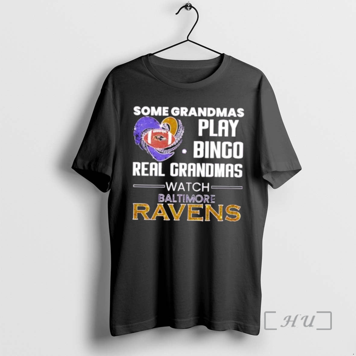 Trending Some Grandmas Play Bingo Real Grandmas Watch Baltimore Ravens 2026 Premium T Shirts Sweater Hoodie, Sweatshirt