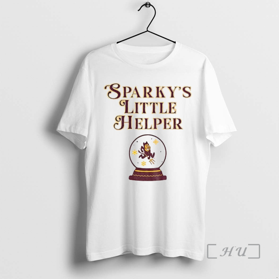 Trending Sparkys Little Helper Arizona State Sun Devils T-Shirts, Hoodie, Sweatshirt | PopFlextees.com