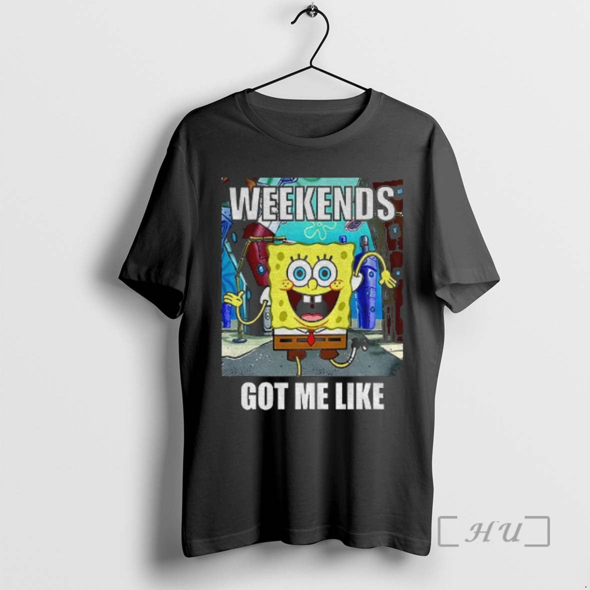 Trending Squarepants Weekends Got Me Like T-Shirts, Hoodie, Sweatshirt | PopFlextees.com