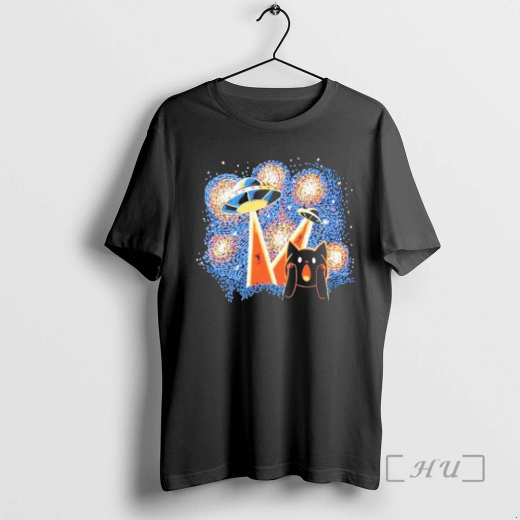 Trending Starry Night Aliens T-Shirts, Hoodie, Sweatshirt | PopFlextees.com