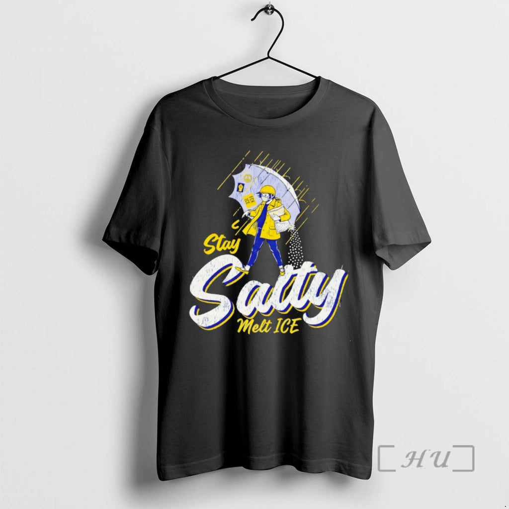 Trending Stay Salty Melt Ice Abolish Anti Trump Resistance Protest T-Shirts, Hoodie, Sweatshirt | PopFlextees.com