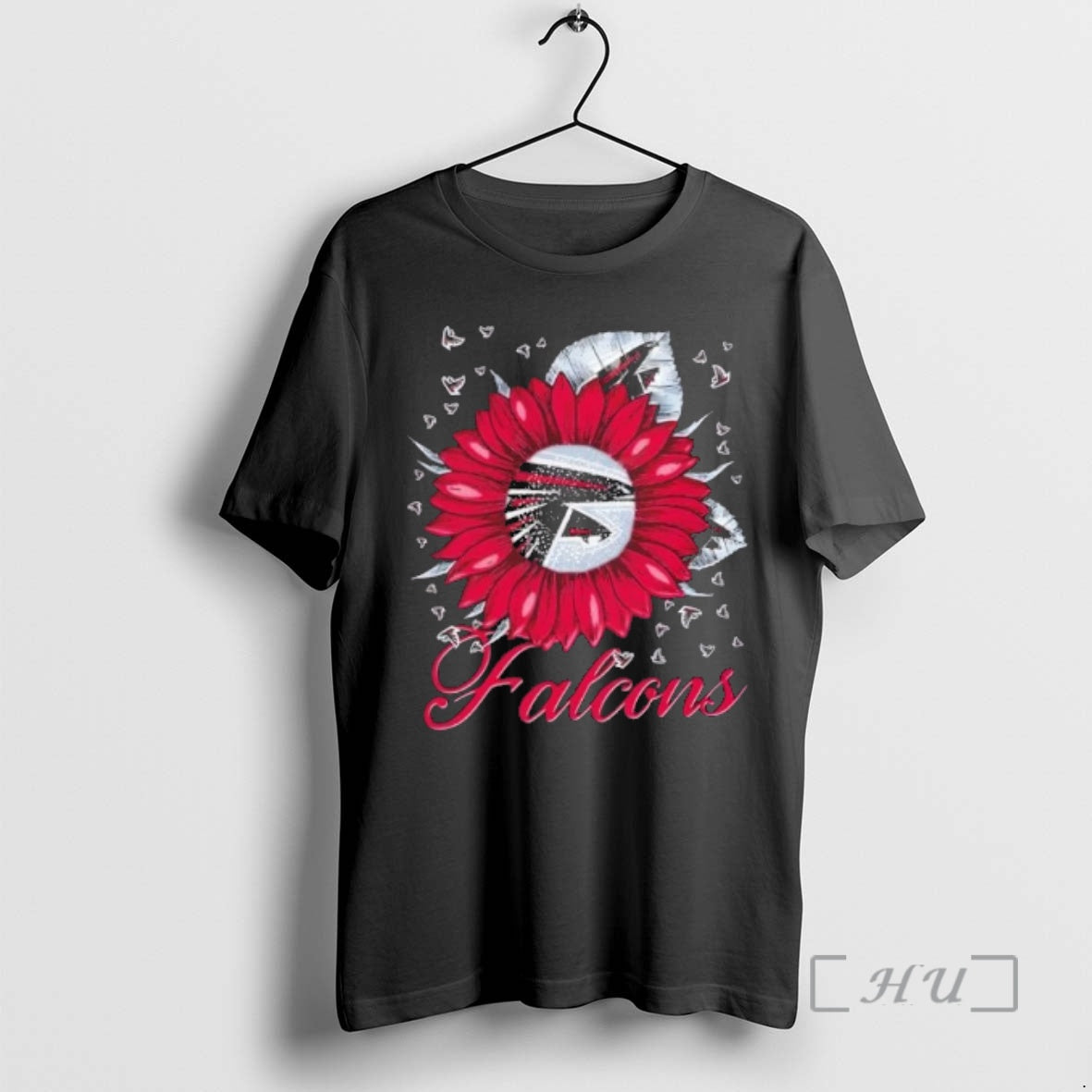 Trending Sunflower X Atlanta Falcons Football Logo T-Shirts, Hoodie, Sweatshirt | PopFlextees.com