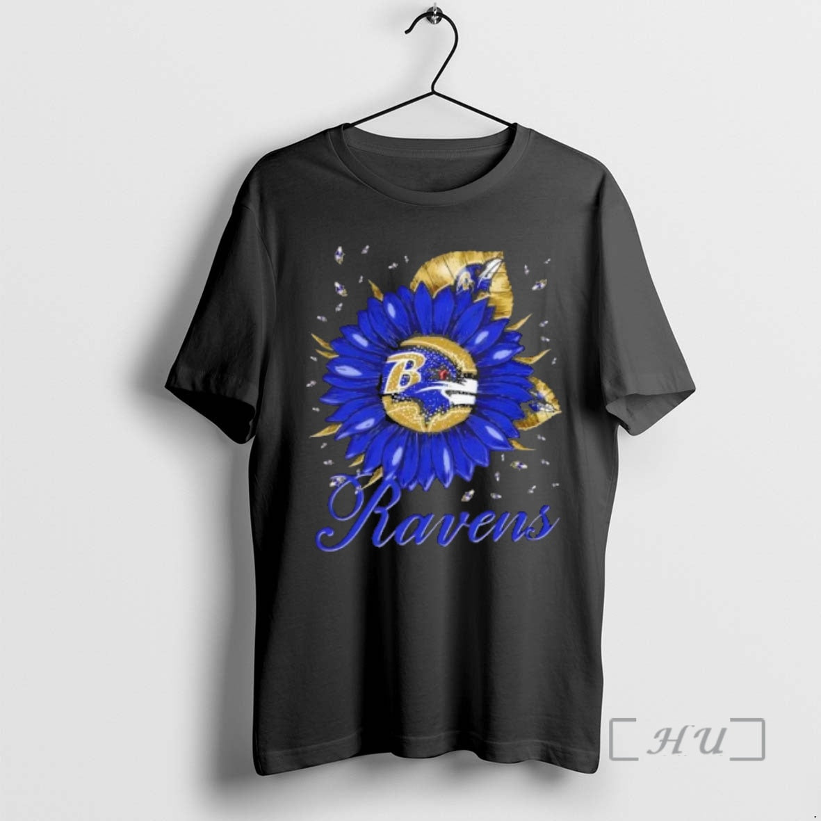 Trending Sunflower X Baltimore Ravens Football Logo T-Shirts, Hoodie, Sweatshirt | PopFlextees.com