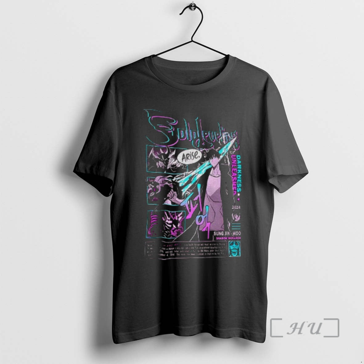 Trending Sung Jin Woo Arise Anime Darkness Unleashed T-Shirts, Hoodie, Sweatshirt | PopFlextees.com