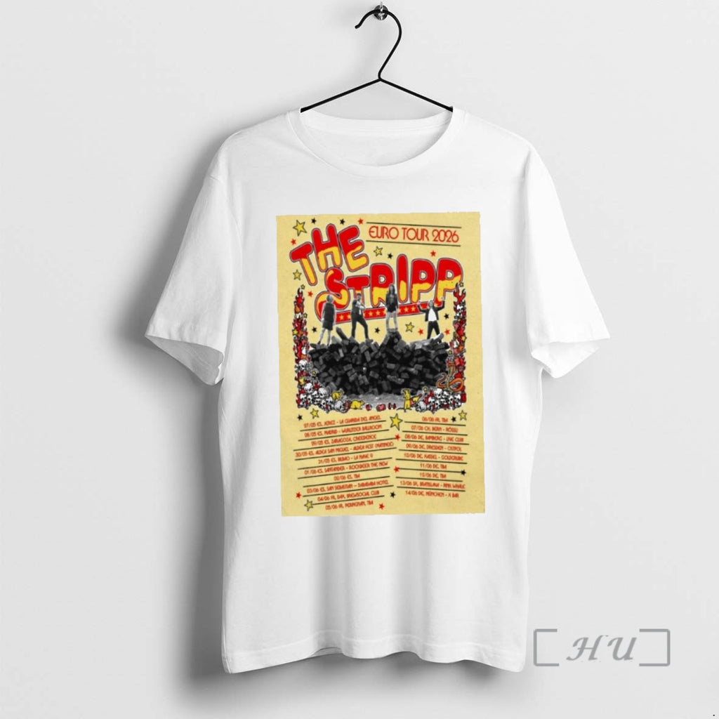 Trending The Stripp European Tour 2026 T-Shirts, Hoodie, Sweatshirt | PopFlextees.com
