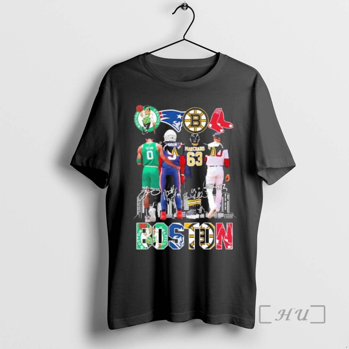 Trending Tatum And Legends Boston City Sports Skyline Signatures T-Shirts, Hoodie, Sweatshirt | PopFlextees.com