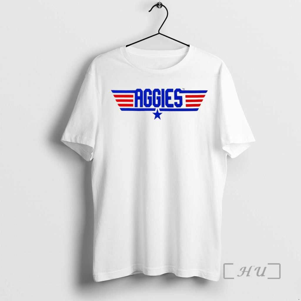 Trending Texas A And M Aggies X Top Gun Logo Parody Circle Premium T Shirts Hoodie, Sweatshirt | PopFlextees.com