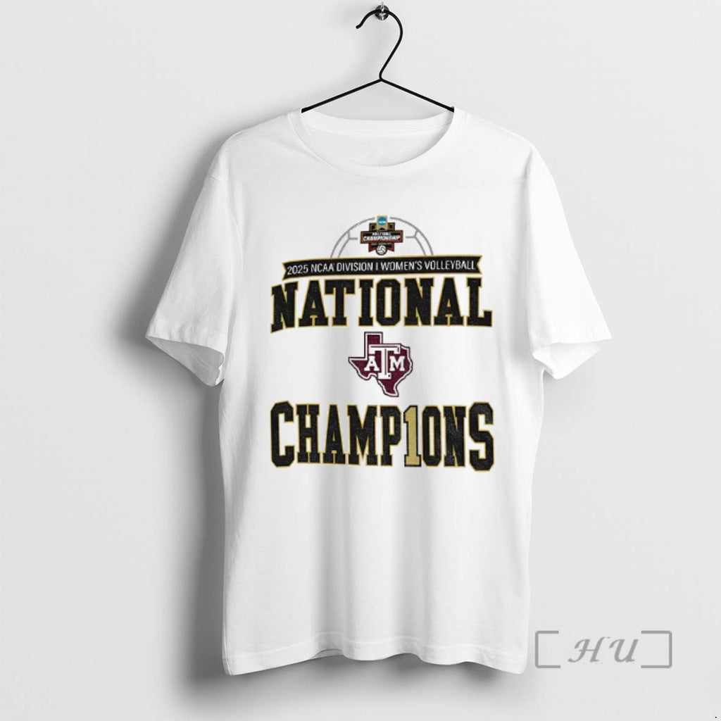 Trending Texas Am Aggies 2025 Ncaa Division I Volleyball National Champions Premium T Shirts Sweater Hoodie, Sweatshirt