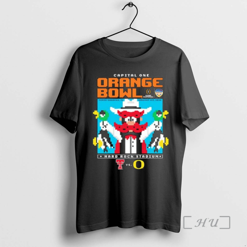 Trending Texas Tech 2025 Orange Bowl Retro T-Shirts, Hoodie, Sweatshirt | PopFlextees.com