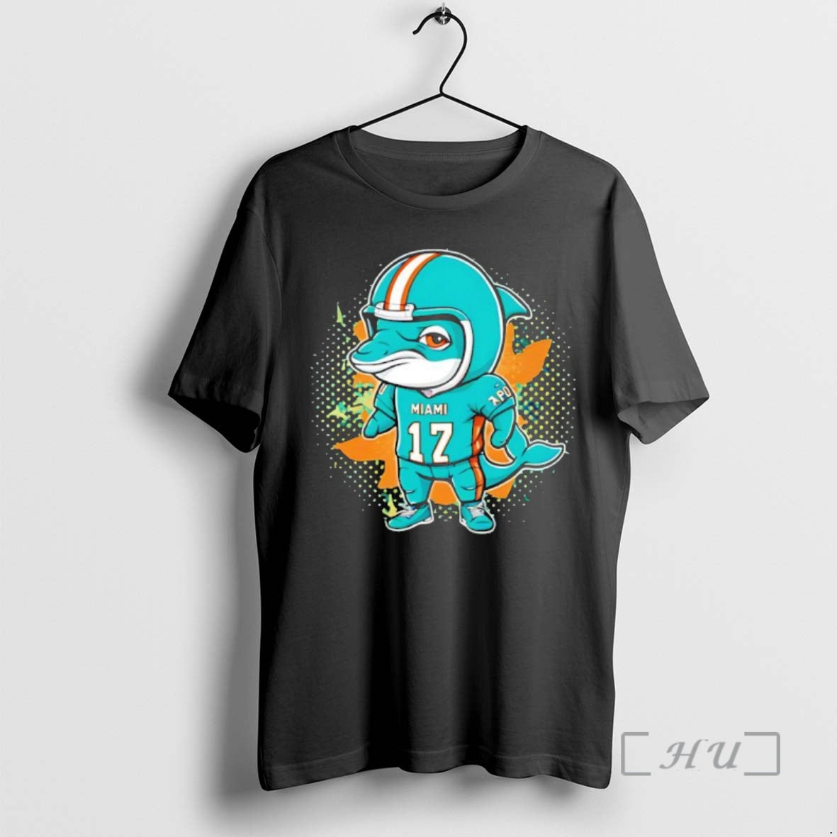 Trending The Dolphins Miami Dolphins Football Cartoon Black T-Shirts, Hoodie, Sweatshirt | PopFlextees.com