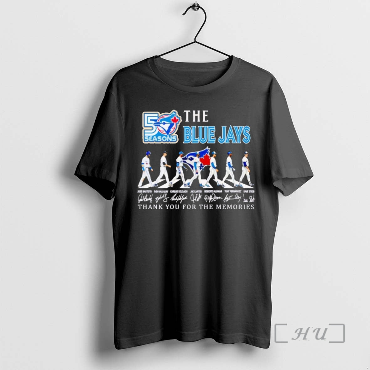 Trending The Toronto Blue Jays 50 Seasons Thank You For The Memories Premium T Shirts Hoodie, Sweatshirt | PopFlextees.com