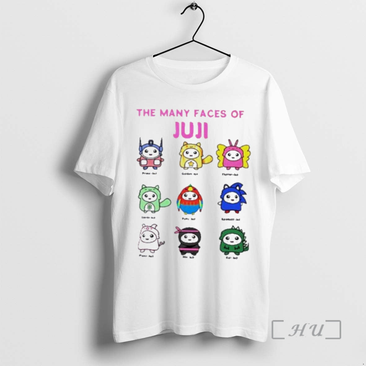 Trending The Many Faces Of Juji T-Shirts, Hoodie, Sweatshirt | PopFlextees.com