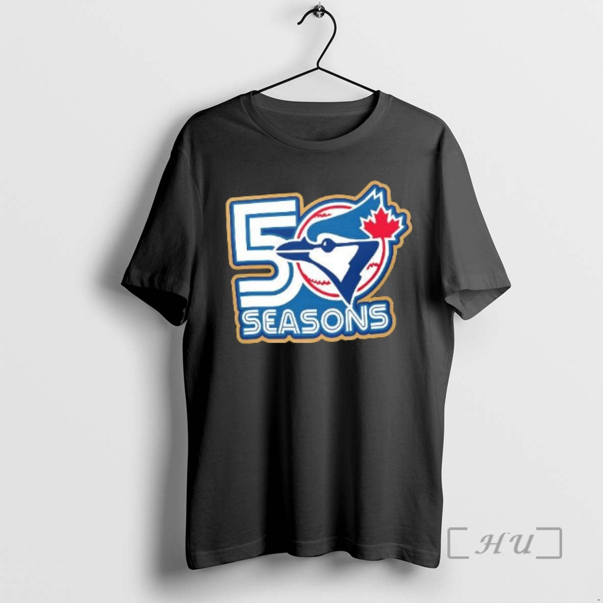 Trending Toronto Blue Jays 50 Seasons Logo T-Shirts, Hoodie, Sweatshirt | PopFlextees.com