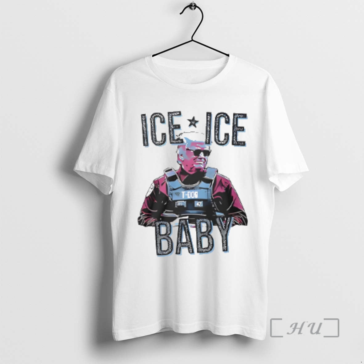 Trending Trump Ice Ice Baby Funny T-Shirts, Hoodie, Sweatshirt | PopFlextees.com