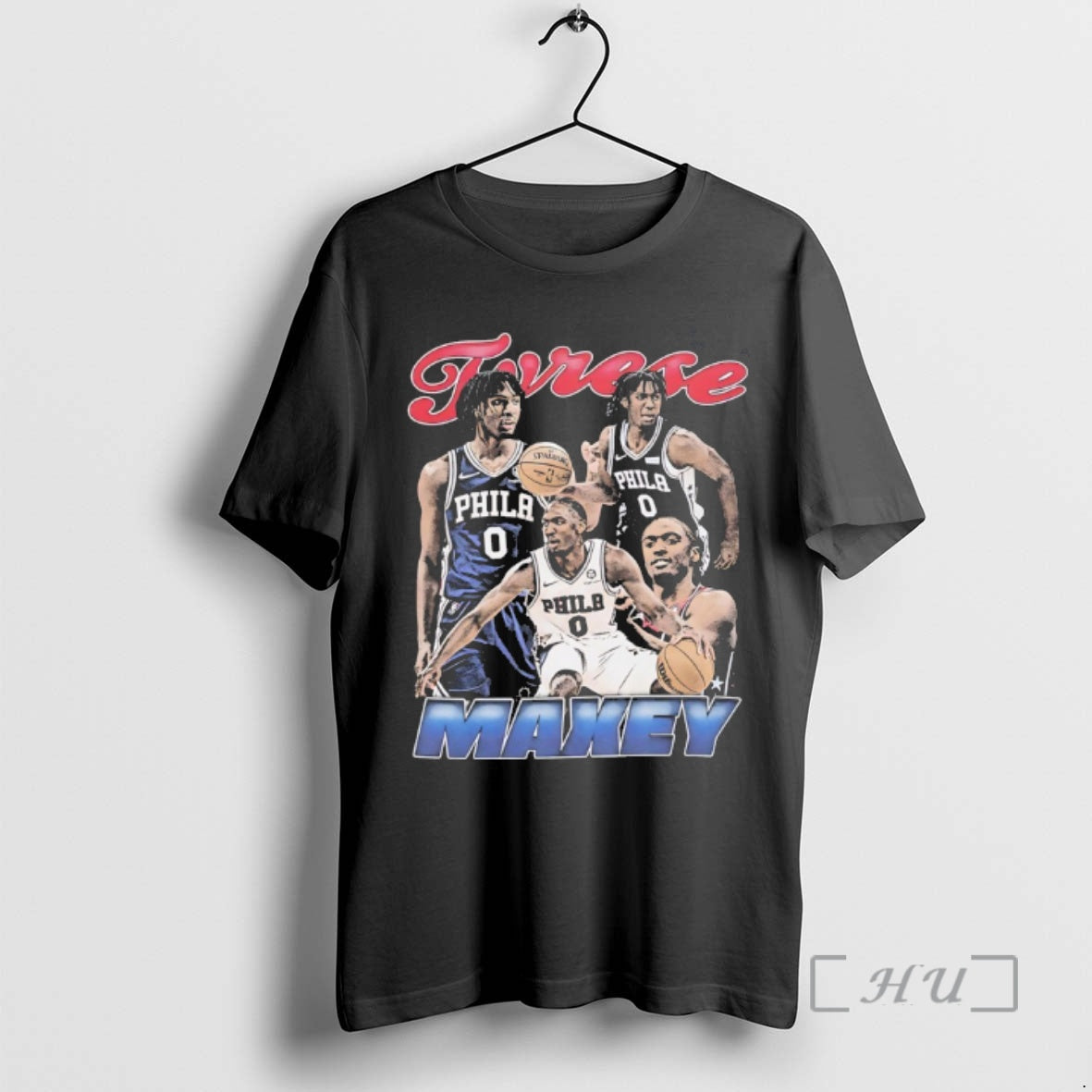 Trending Tyrese Maxey Philadelphia 76ers Player Collage Vintage T-Shirts, Hoodie, Sweatshirt | PopFlextees.com