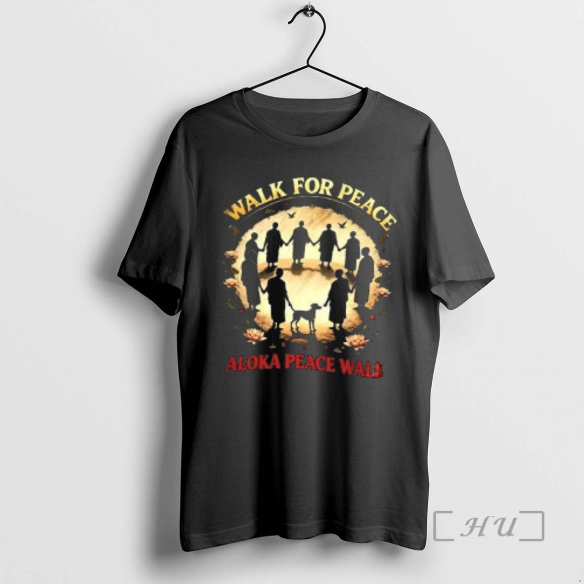 Trending Walk For Peace Aloka Peace Walk Monks Formed A Circle Premium T Shirts Sweater Hoodie, Sweatshirt | PopFlextees.com