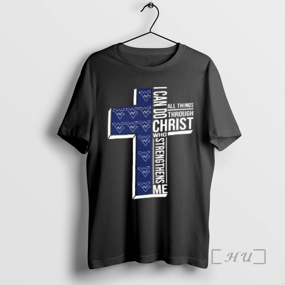 Trending West Virginia Ncaa I Can Do All Things Through Christ Who Strengthens Me Christian T-Shirts, Hoodie, Sweatshirt
