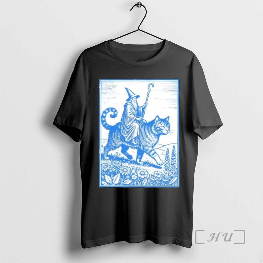 Trending Wizard Cat Rider T-Shirts, Hoodie, Sweatshirt | PopFlextees.com