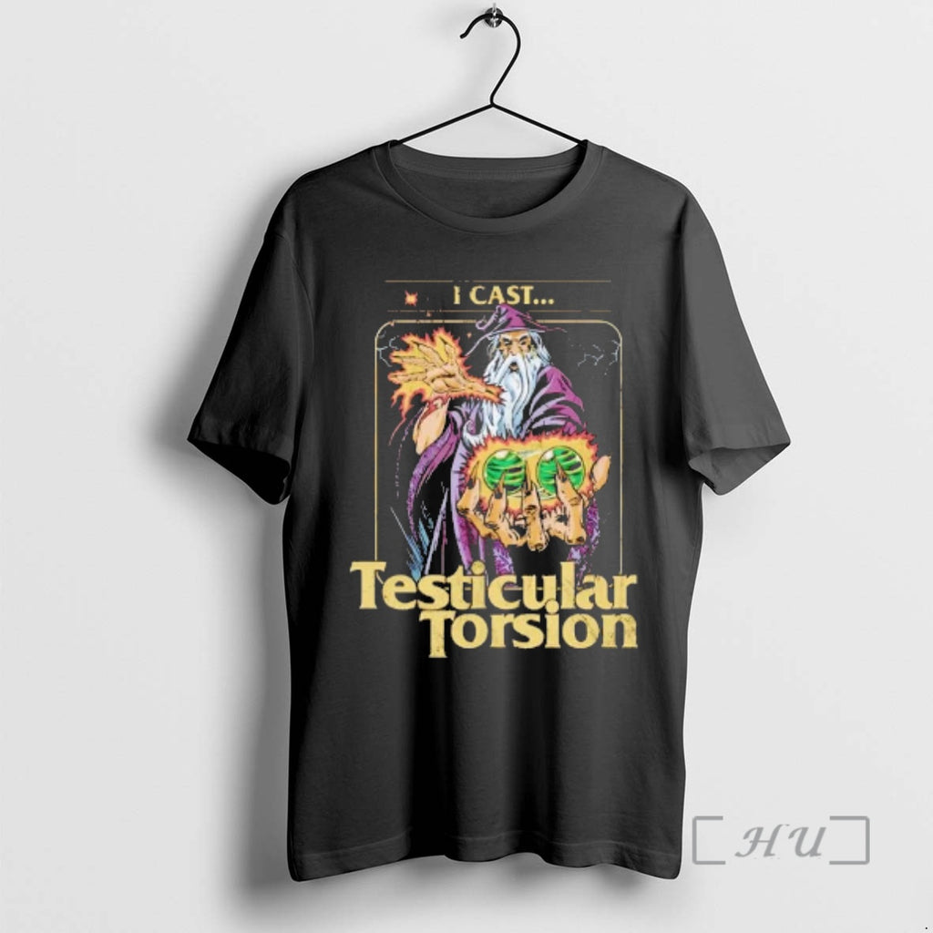 Trending Wizard I Cast Testicular Torsion T-Shirts, Hoodie, Sweatshirt | PopFlextees.com