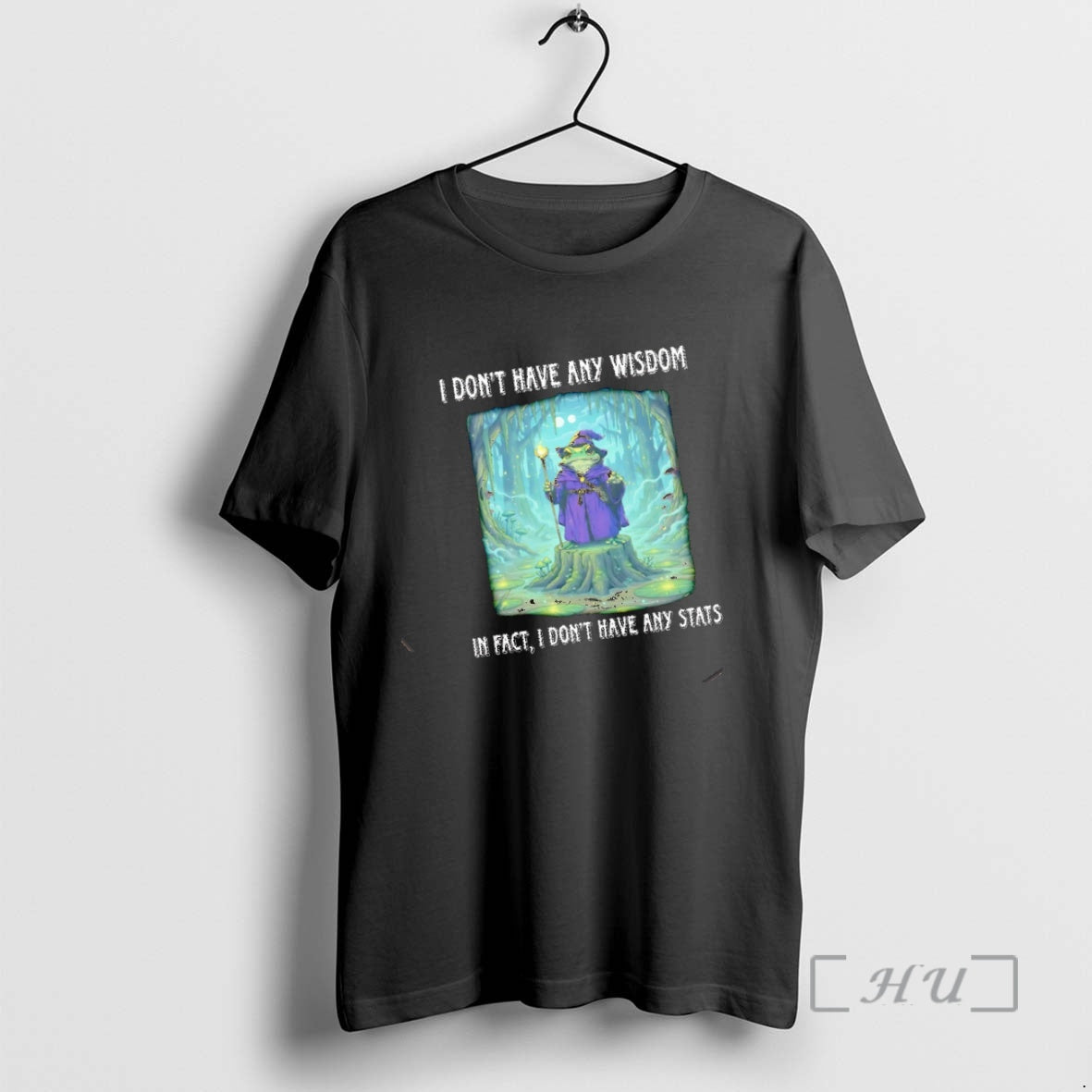 Trending Wizard Frog I Dont Have Any Wisdom Fact I Dont Have Any Stats T-Shirts, Hoodie, Sweatshirt