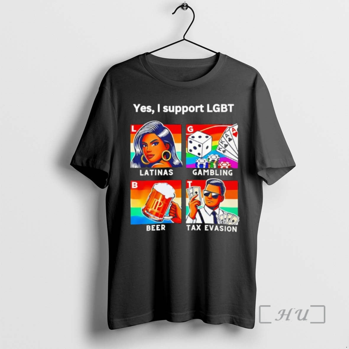 Trending Yes I Support Lgbt Latinas Gambling Beer Tax Evasion T-Shirts, Hoodie, Sweatshirt | PopFlextees.com