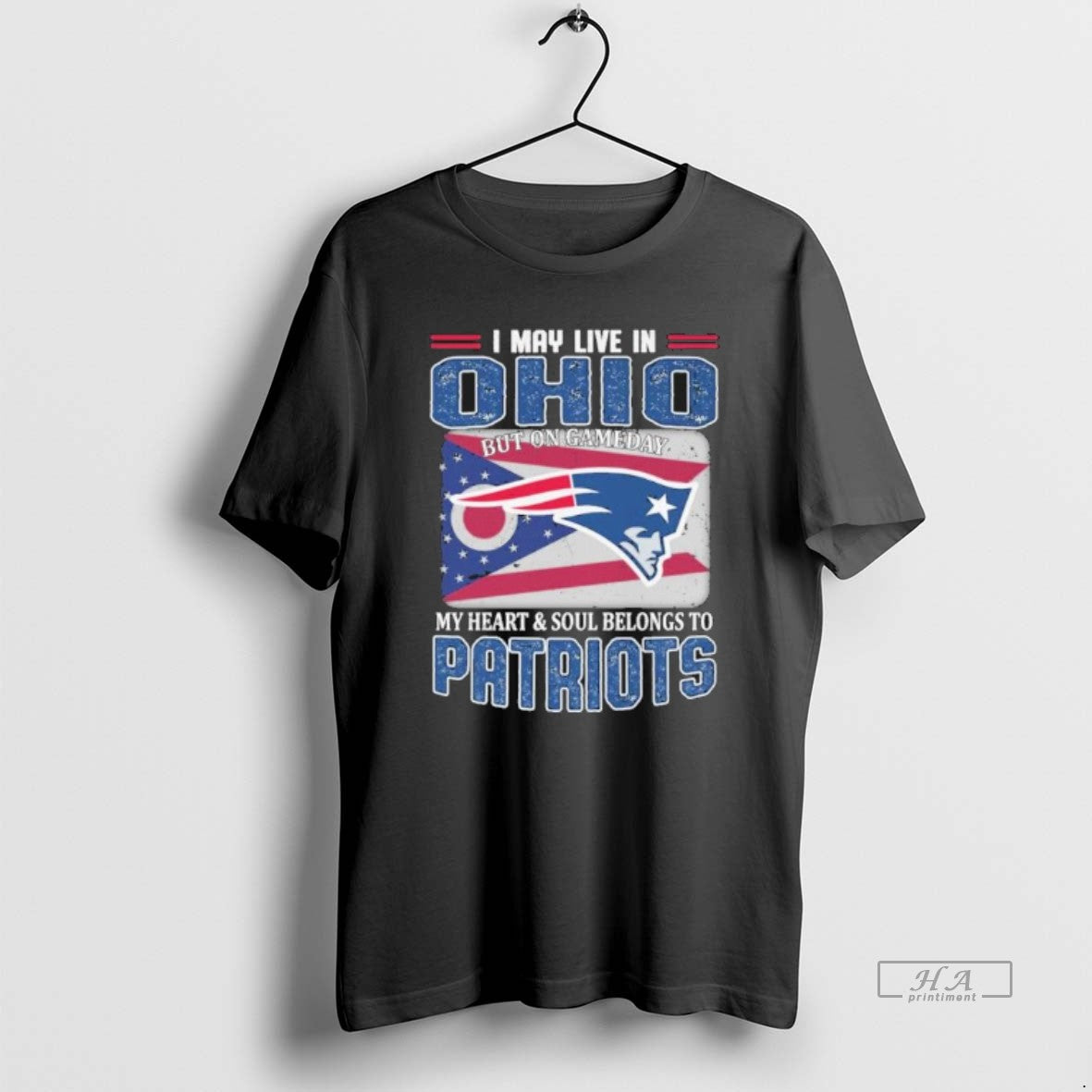 Trendy Official I May Live In Ohio But On Game Day My Heart And Soul T-Shirts, Hoodie, Sweatshirt | PopFlextees.com