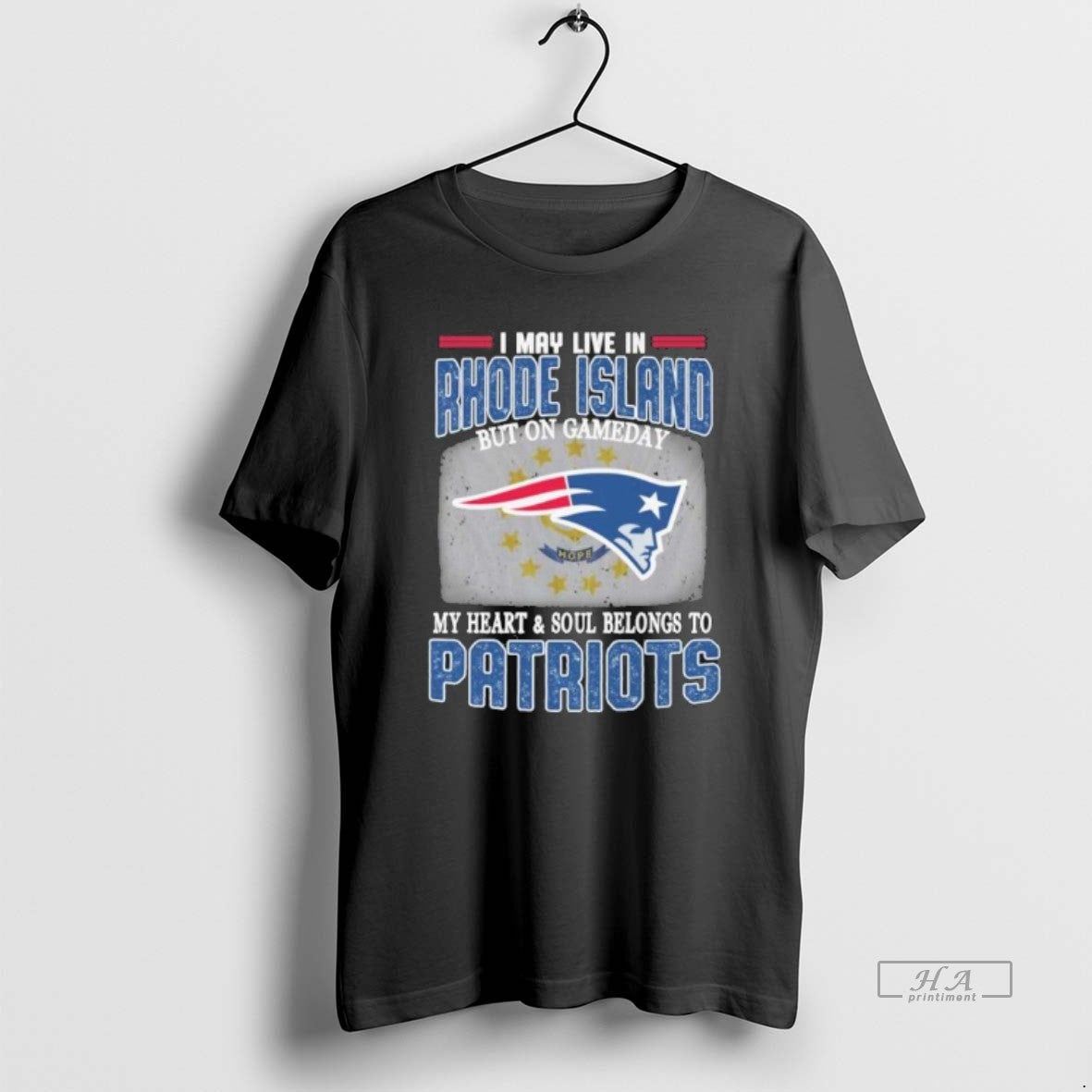Trendy Official I May Live In Rhode Island But On Game Day My Heart And T-Shirts, Hoodie, Sweatshirt | PopFlextees.com