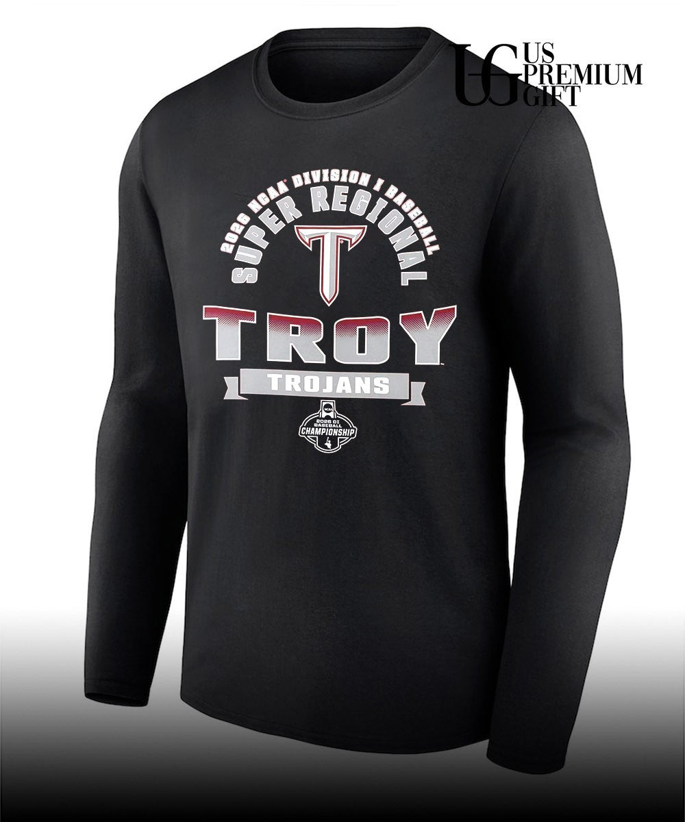Troy Trojans NCAA Division I Baseball 2026 Super Regional Championship shirt