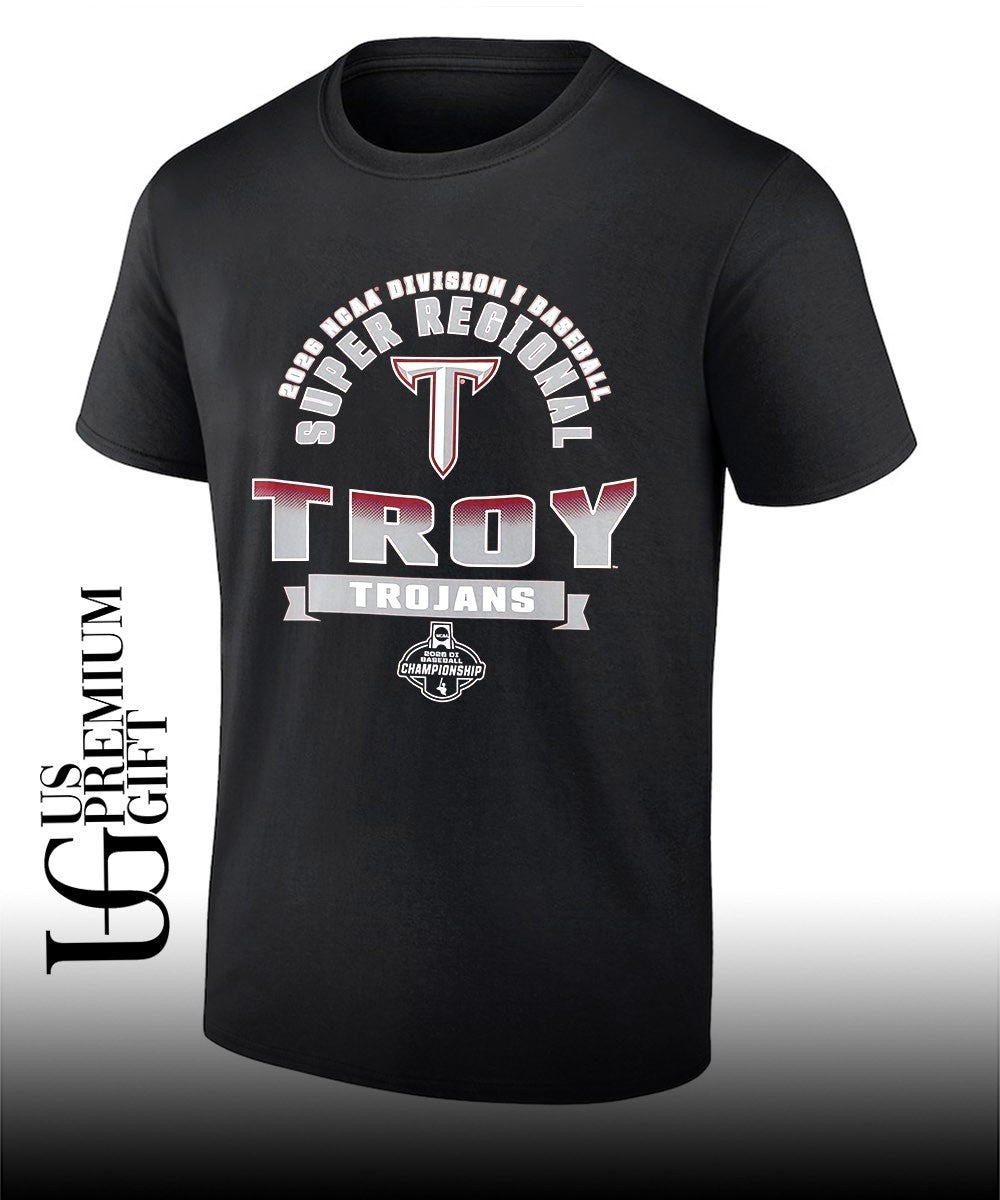 Troy Trojans NCAA Division I Baseball 2026 Super Regional Championship shirt
