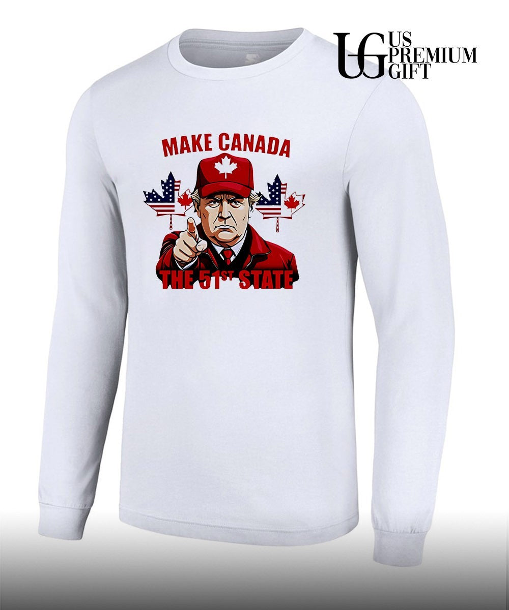 Trump Index Finger Make Canada The 51s State shirt