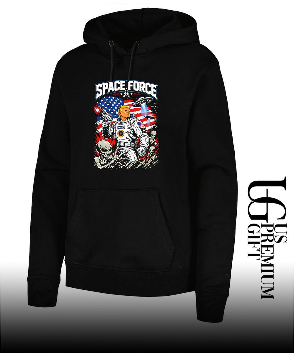 Trump Space Force Alien UFO graphic shirt