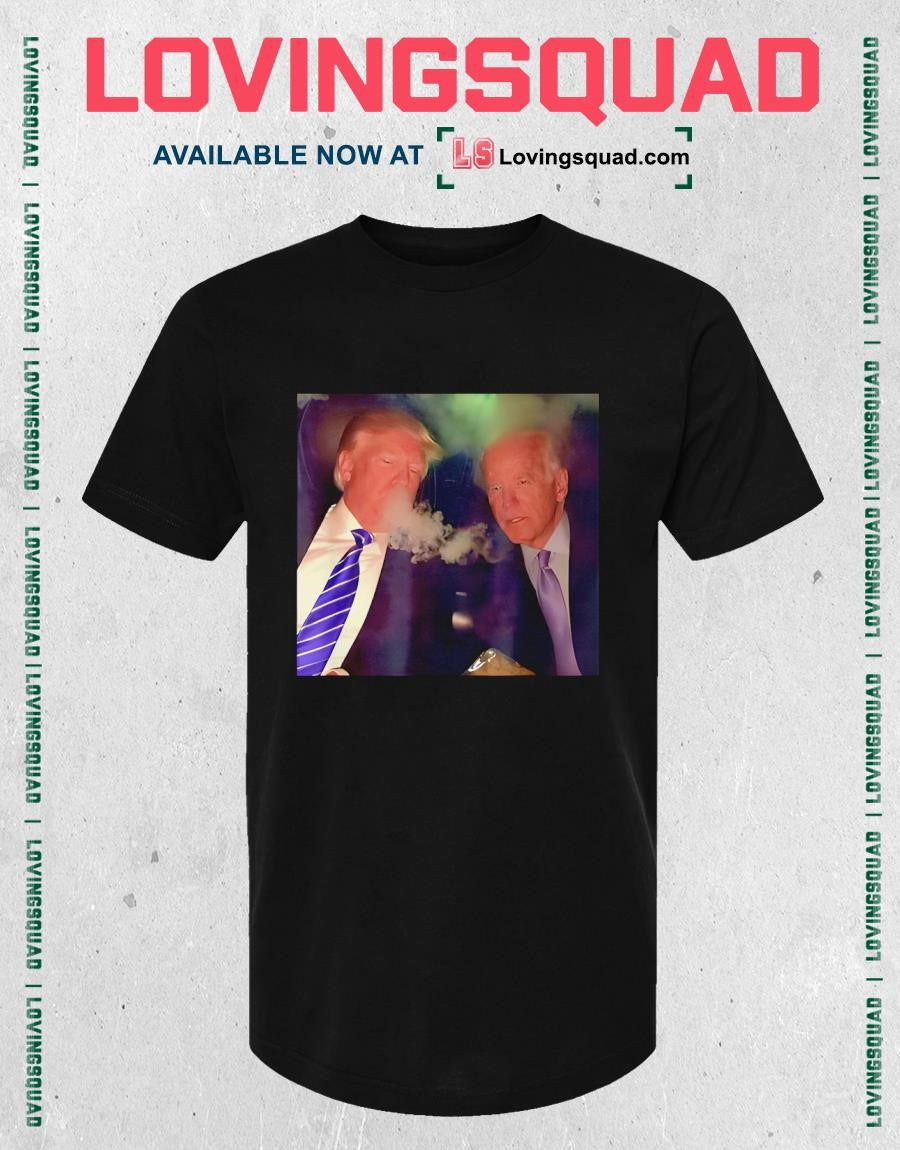 Trump and Biden Smoking Shirt