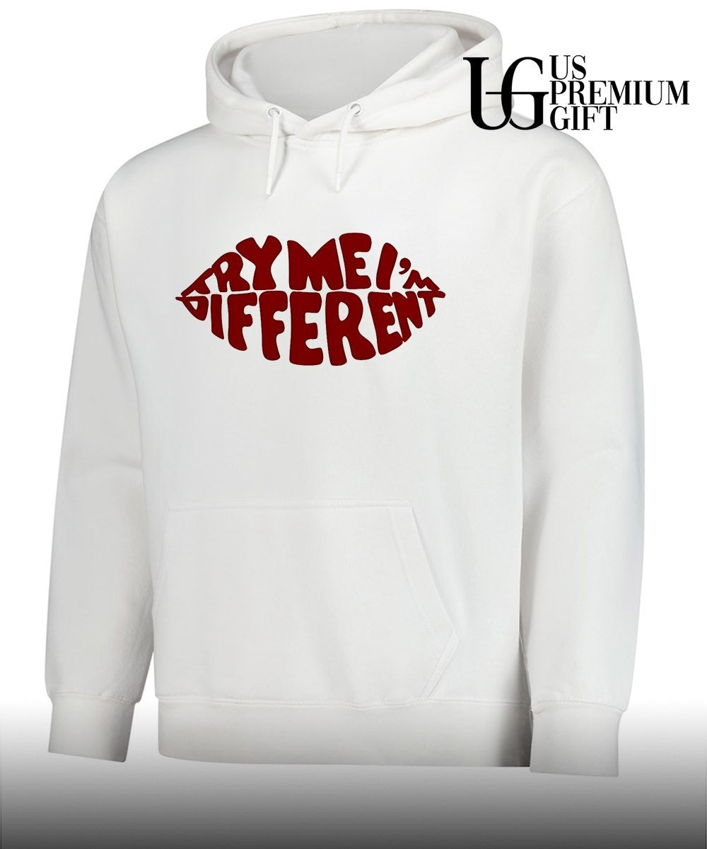 Try me I’m different lips shirt