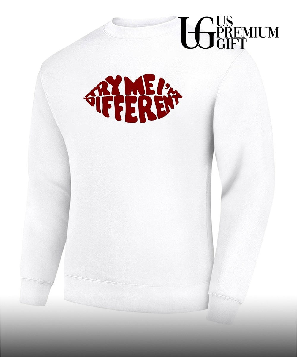 Try me I’m different lips shirt