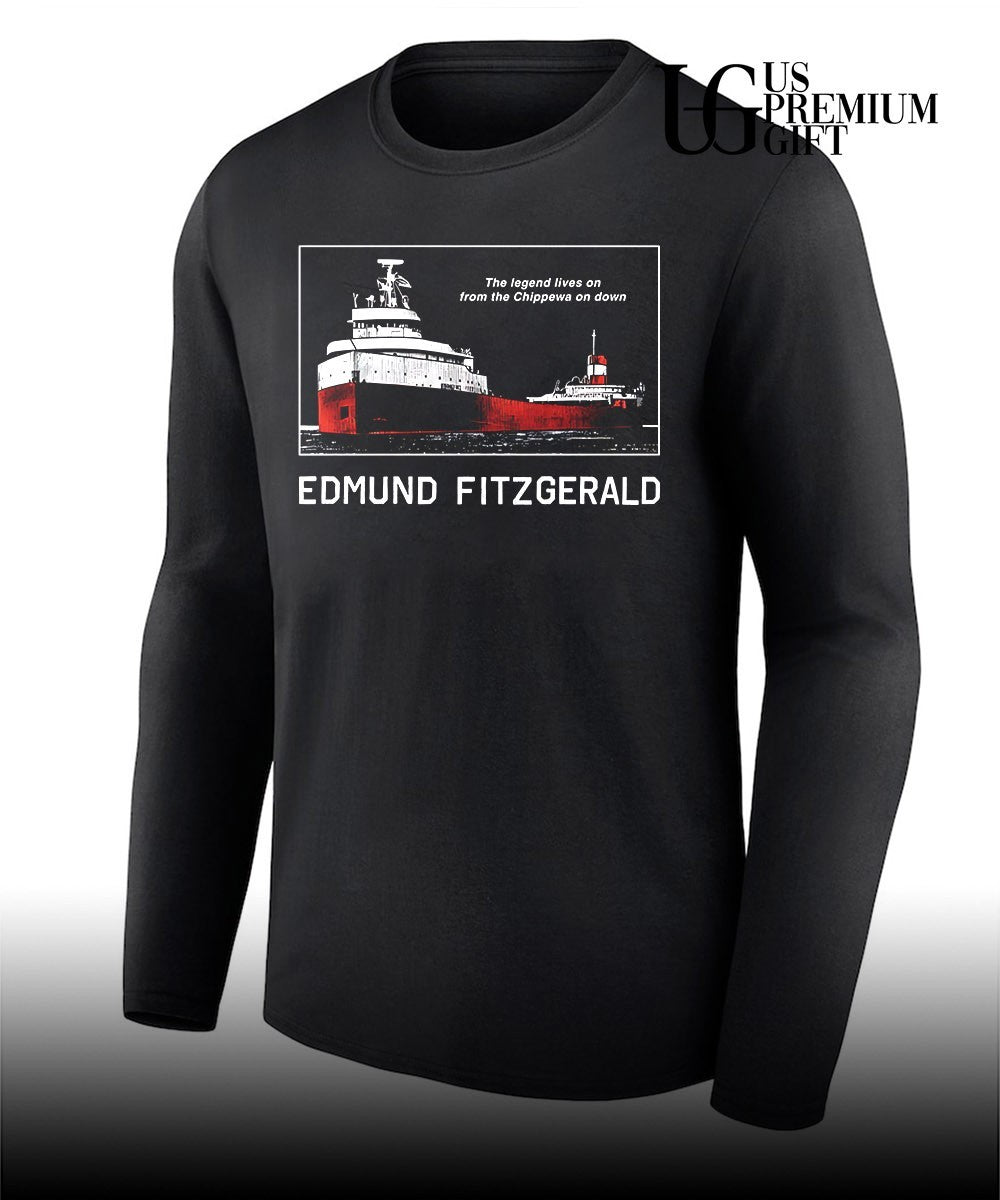 Tyler Bertuzzi wearing Edmund Fitzgerald shirt