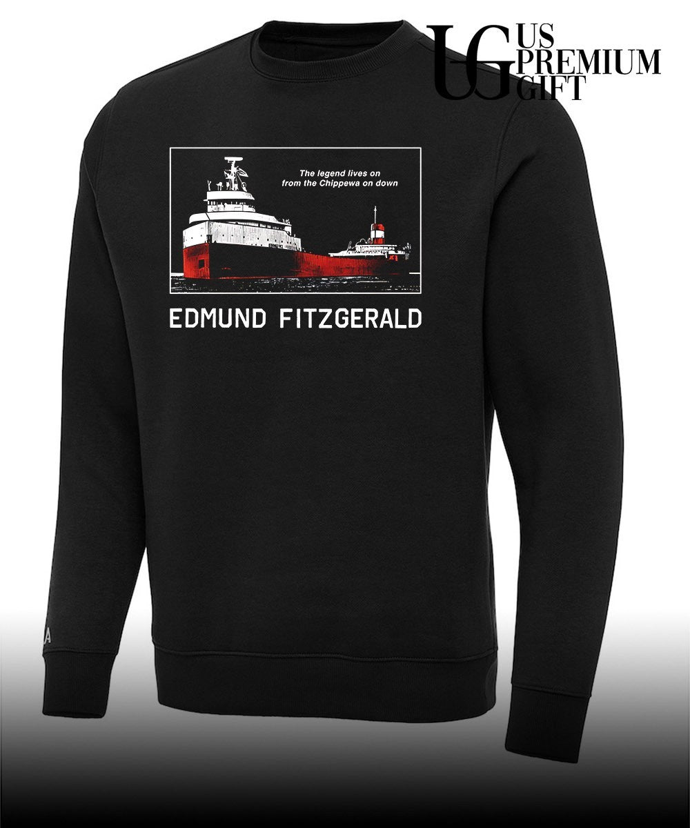 Tyler Bertuzzi wearing Edmund Fitzgerald shirt