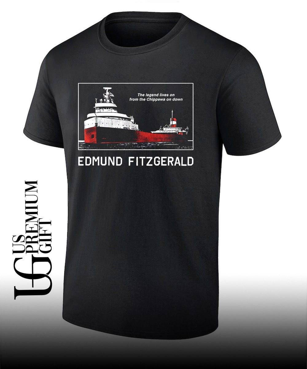 Tyler Bertuzzi wearing Edmund Fitzgerald shirt