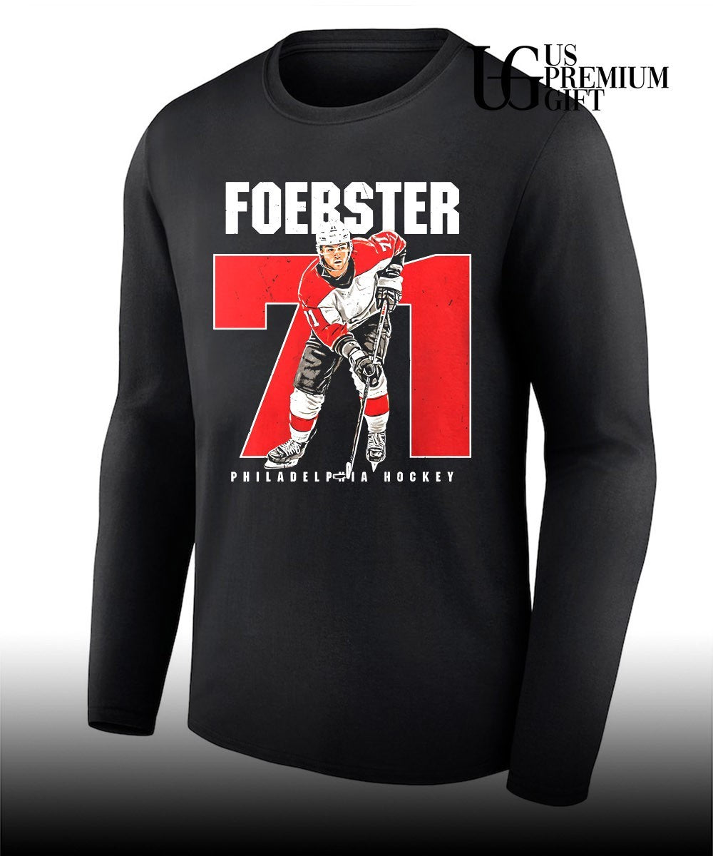 Tyson Foerster 71 player Philadelphia Flyers NHL number shirt