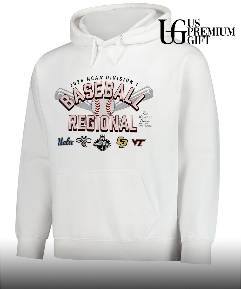UCLA Saint Marys College Cal Poly Virginia Tech 2026 NCAA Division I Baseball Regional shirt