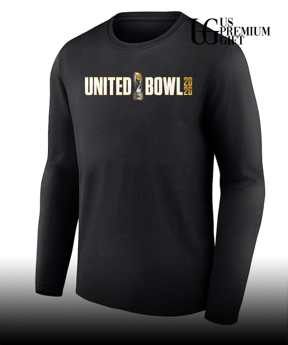 UFL 2026 United Bowl Horizontal logo shirt